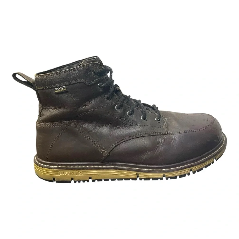 🥾 Keen Utility Steel Toe Boots Size 11 Waterproof Leather‎ Workwear 🥾